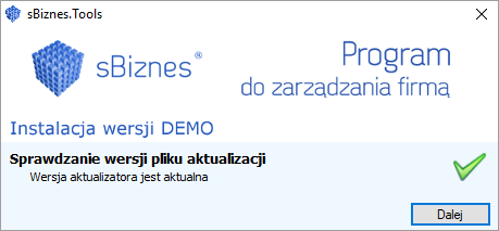 sBiznes instalacja demo